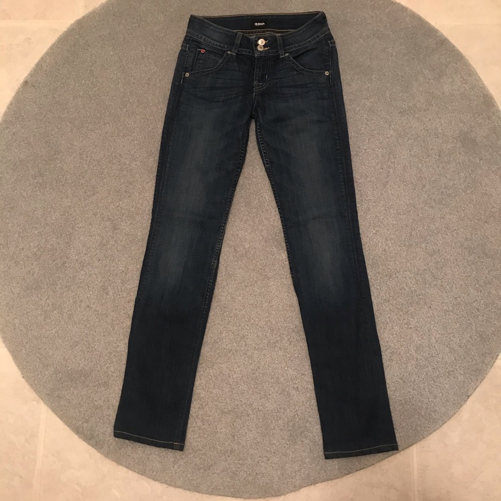 Hudson Dark Blue Jeans - Waist 25